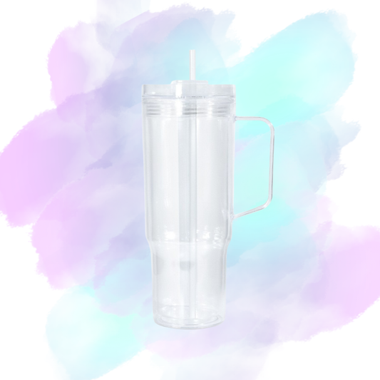 40oz Acrylic Snowglobe Tumbler