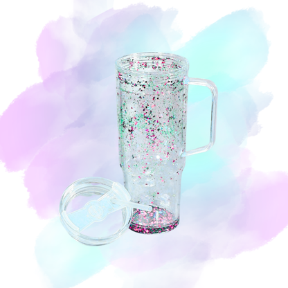 40oz Acrylic Snowglobe Tumbler