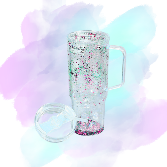 40oz Acrylic Snowglobe Tumbler