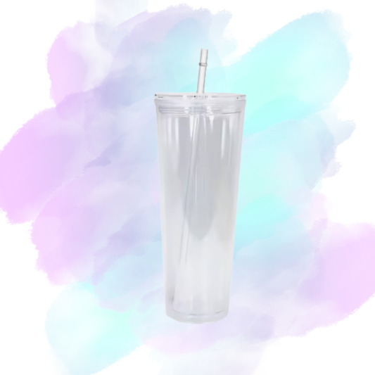 24oz Acrylic Snowglobe Tumbler
