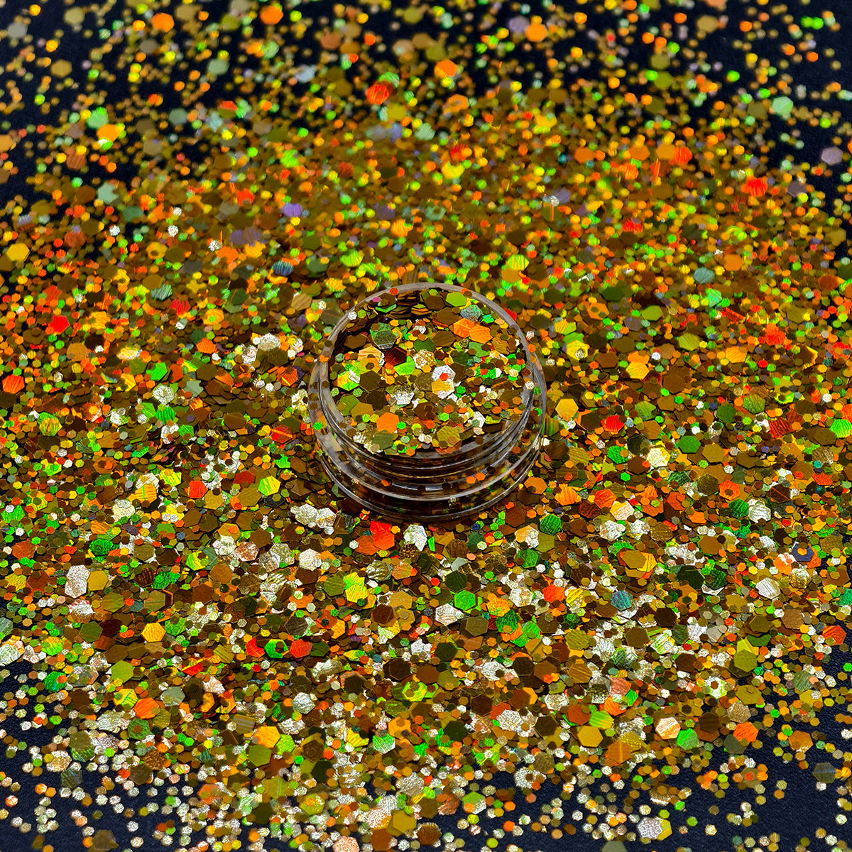 Mustard Chunky Glitter