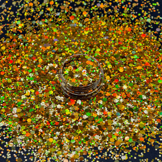 Mustard Chunky Glitter