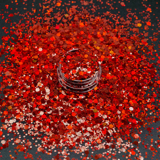 Fire Engine Chunky Glitter