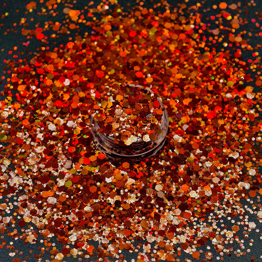 Pumpkin Spice Chunky Glitter