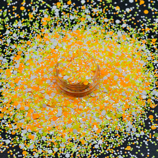 Candy Corn Chunky Glitter Mix